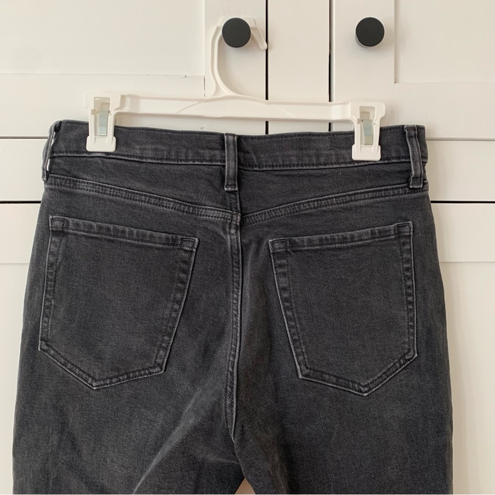 Banana Republic Washed Black High Rise Straight Jeans Size 29 - Picture 7 of 9